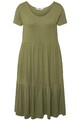 Janet & Joyce Damen große Größen Jerseykleid Rundhals Halbarm