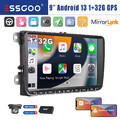 DAB+ Android 13 32G Carplay Autoradio GPS NAVI Für VW GOLF 5 6 Touran Caddy Polo