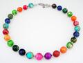 Halskette Schmuck,-Edelstein Impressions JASPIS mehrfarbig bunt multicolor 208o