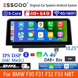 4G Autoradio Android 13 8Core 4+64G CarPlay DAB+ Für BMW F30 F31 F32 F34 F36 NBT