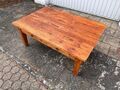 Altholz Schubladen Couchtisch Teak Massivholz Recyclingholz rustikal Unikat