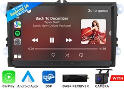 Für VW Golf 5 6 Plus Touran Tiguan Passat 9" Android 14 Autoradio GPS Navi DAB+