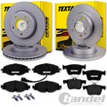 TEXTAR BREMSSCHEIBEN + BELÄGE VORNE + HINTEN passend für AUDI A3 8V + TT FV