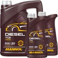 1x5L+2x1L=7L MANNOL DIESEL TDI 5W-30 ÖL passend für API SN/CH-4 GM dexos2 RN0710