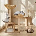 Kratzbaum Katzenbaum Katzenkratzbaum Kletterbaum Spielbaum für Katzen 91 cm XXL