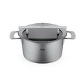 FISSLER Serie PHI COLLECTION Fleischtopf 20 cm 3,2 Liter mit Glasdeckel
