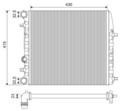 VALEO 733062 Kühler, Motorkühlung für SEAT,SKODA,VW