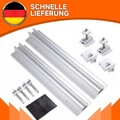 Solarmodule Alu Halterung Trapezblech Flachdach PV Befestigungsschiene Montage