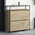 Schuhschrank 4 Klappen Schuhkipper Schuhregal Schuhkommode Schuhablage vidaXL