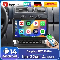 Carplay Android 14 Für Skoda Fabia 08-2013 Autoradio GPS Navi WIFI BT SWC DAB+