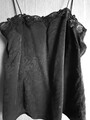 Blusen Shirt Top Schwarz Seide Elegant Edel Zeitlos Größe 42 TOP!