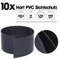 Premium Hart PVC Sichtschutzstreifen 10er Set  Doppelstabmattenzaun Zaun Schutz