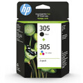 HP 305 (6ZD17AE) Original Printer ink Cartridge, 1 x Black, DeskJet 2 pack