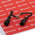 2x BREMBO A 00 408 Warnkontakt Bremsbelagverschleiß 130mm für IVECO DAILY IV Bus