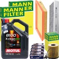 MANN INSPEKTIONSPAKET+MOTUL EFE 5W-30 ÖL passend für MINI R50 R52 R53 COOPER S