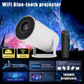 4K Tragbarer Mini-Projektor 10000 Lumen 1080P WiFi Blue-Tooth UHD Heimkino DE