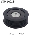 SKF Umlenk-/Führungsrolle, Keilrippenriemen VKM 64018 für HYUNDAI KIA