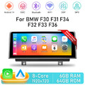 10.25" Android 14 6+64GB Carplay Radio Screen Für BMW 3/4 Series F30 F31 F33 NBT