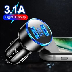120W  Zigarettenanzünder Dual USB Ladegerät KFZ LKW Auto Ladeadapter Handy DE