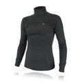Back on Track Schwarz L Rollkragen Sweatshirt Damen