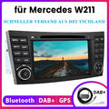 DVD 7'' Autoradio Für Mercedes Benz CLS E-Klasse W211 W219 E200 GPS Navi BT DAB