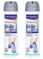 ✅Hansaplast Fußspray Fuß Deo Silver Active Antitranspirant 72h Schutz 2x 150 ml✅