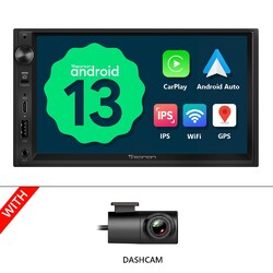 Wireless CarPlay Android Auto Android 13 7 Zoll IPS Autoradio 2DIN Bluetooth GPS