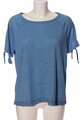TOM TAILOR Kurzarm-Bluse Damen Bluse Gr. DE 40 blau Casual-Look