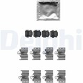 DELPHI Zubehörsatz, Scheibenbremsbelag LX0668 für AUDI CHRYSLER CITROËN