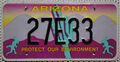 usa ARIZONA Environment Umwelt Nummernschild US Auto Kennzeichen License Plate E