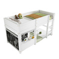 2 Tafeln Ablage 90x200 Hochbett Etagenbett Kinderbett Doppelbett Einzelbett Weiß