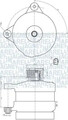 Lichtmaschine mit Riemenscheibe 063732188010 MAGNETI MARELLI für VW SEAT SKODA