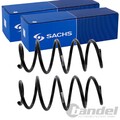 2X SACHS FAHRWERKSFEDERN VORNE PASSEND FÜR FIAT DOBLO OPEL COMBO LINKS+RECHTS