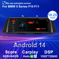 10,25" Android 14 Autoradio Für BMW 5er F10 F11 NBT CarPlay DAB+ 64GB GPS Navi