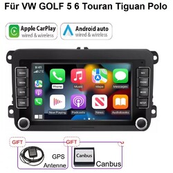 Apple CarPlay Autoradio GPS Für VW GOLF 5 6 Plus Caddy Touran Polo 6R Android