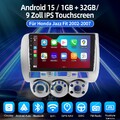 Android15 Autoradio GPS NAVI WiFi Bluetooth RDS für Honda Fit Jazz 2002-2007 32G