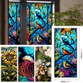3D Regenbogen Folie Fensterfolie selbstklebend Sichtschutz Milchglas Fenster