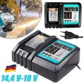 Makita DC18RC Schnellladegerät Ladegerät für 14,4 V-18 V Li-Ion Ersatzakku DHL