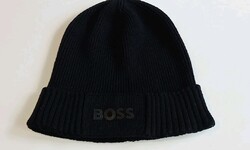 Hugo Boss Mütze schwarz Herren one size neuwertig