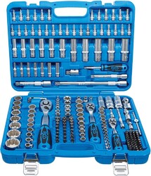 BGS STECKSCHLÜSSEL-SATZ ZWÖLFKANT, 1/4"/10MM (3/8")/12,5MM 1/2", 192-TLG.Die Nr.1* für Autoteile: Top-Preis-Leistungs-Verhältnis