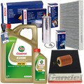 BOSCH FILTERSET+CASTROL EDGE LL 5W30 ÖL passend für VW T5 BUS 1.9 TDI 85+105 PS