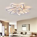 Modern LED Deckenlampe für Wohnzimmer,Dimmbare Deckenleuchte mit Ventilator
