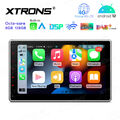10.1" QLED Android 14 Autoradio 2 DIN Universal 8+128GB 8-Core GPS Navi 4G LTE