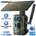 4G LTE Überwachungskamera PIR Wildkamera PTZ Kamera mit SIM Karte Solarpanel DE
