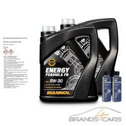 MANNOL 2x 250 ml OIL LEAK STOP + 2x 5 L LITER ENERGY FORMULA FR 5W-30 MOTORÖLErstausrüster-Qualität | Schneller Versand ab Lager