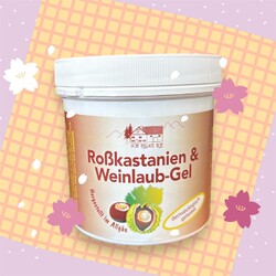 Rosskastanien und Weinlaub-Gel 250ml Allgäu
