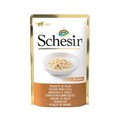 Schesir Cat Jelly Hühnchen-Geschnetzeltes Katzenfutter nass 20x85g Beutel OVP