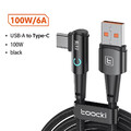 USB A auf USB C  Kurz 50cm,1m,2m USB C Kabel 90 Grad Winkel Schnellladekabel 60W