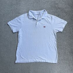 LEVI´S Herren Vintage Polohemd Kurzarm Medium Poloshirt Polo T-Shirt 16413 Weiß