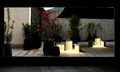 VIBIA Gartenaußenleuchten EMPTY Optik Beton Outdoorleuchte LED